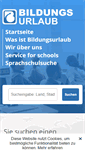 Mobile Screenshot of bildungsurlaub-sprachkurs.de